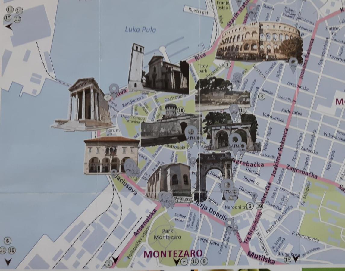 Apartment Monte Zaro Pula Bagian luar foto